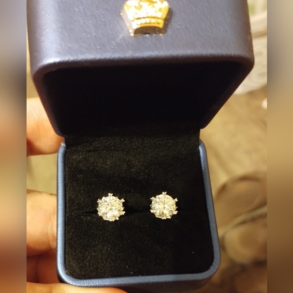 3ct diamond earrings